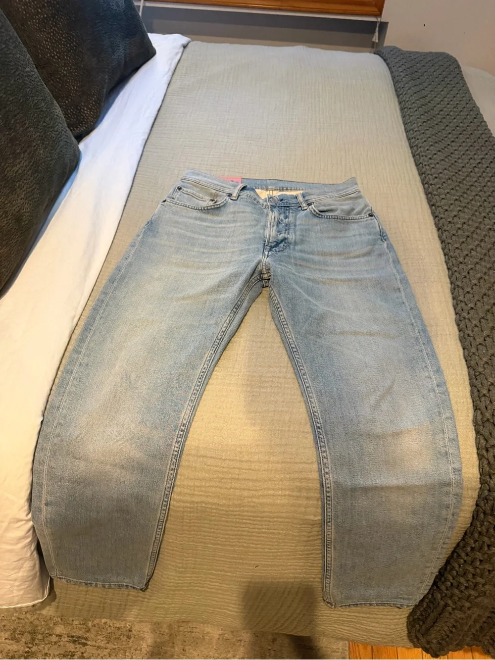 Acne Light Blue Straight Men’s Jeans
